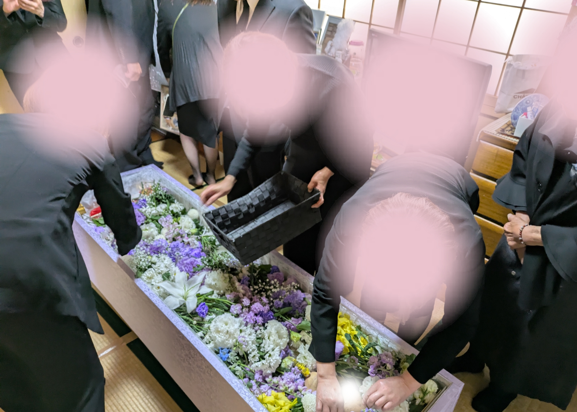 花入れの様子